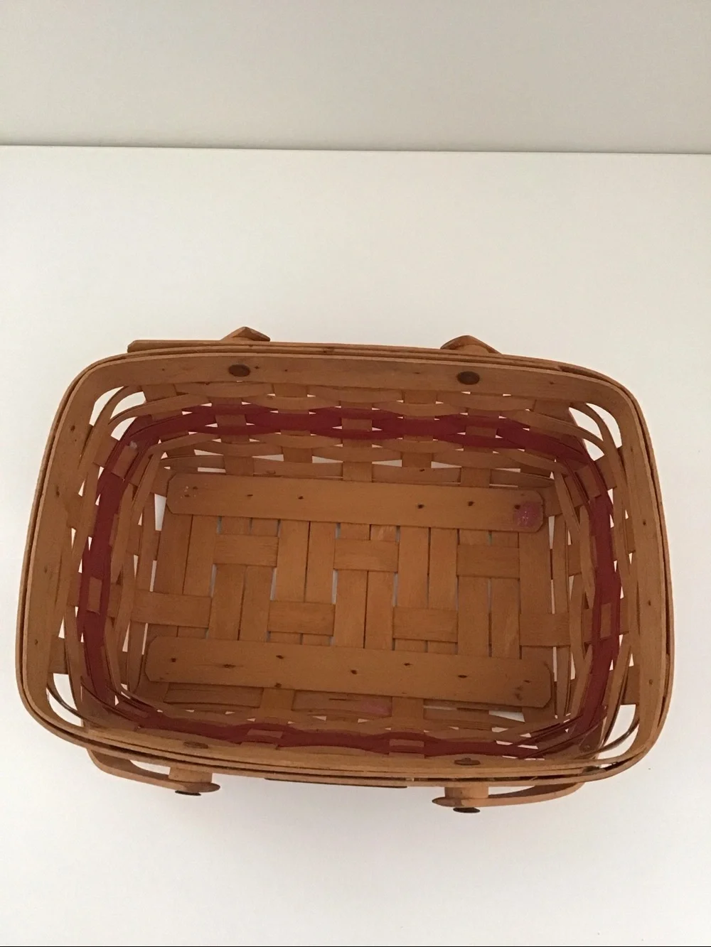Vintage Longaberger Christmas Collection 1996 Edition Holiday Cheer Basket